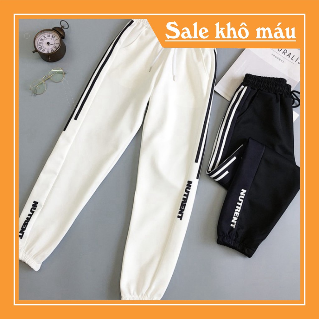Quần Jogger nam nữ nutrent 2 sọc siêu hot | BigBuy360 - bigbuy360.vn