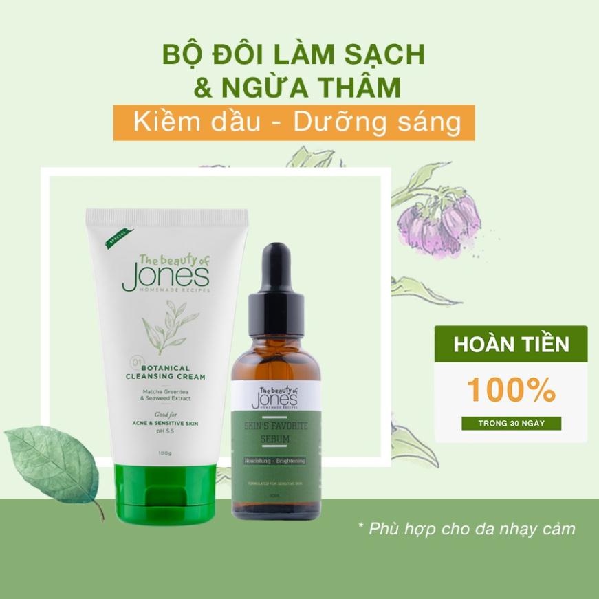 Set làm sạch và dưỡng ẩm da mặt cho mẹ bầu The Beauty of Jones2022