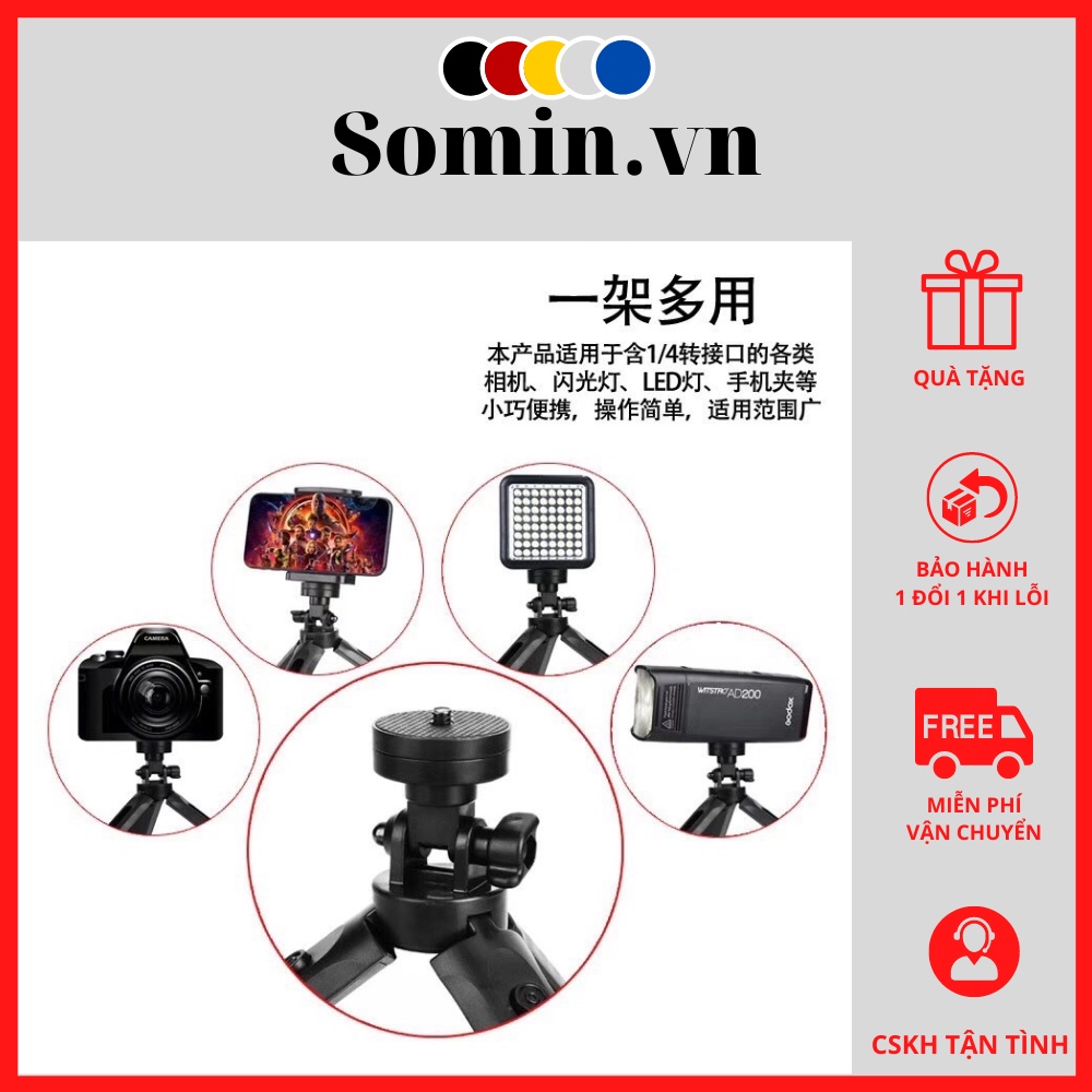 Tripod Suport Giá Đỡ Điện Thoại Để Bàn, Nhỏ Ngọn, Tiện Lợi, Dễ Dàng Đúc Túi Sách, Mang Theo Bên Người