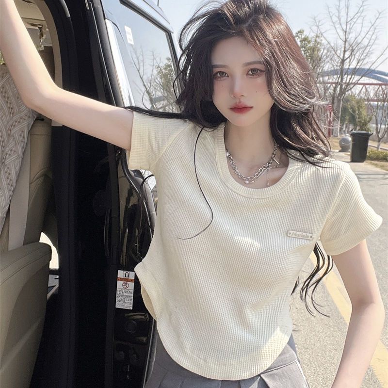 Áo Thun NgắN Tay Cổ Chữ U Cho Nữ JL-TX-457