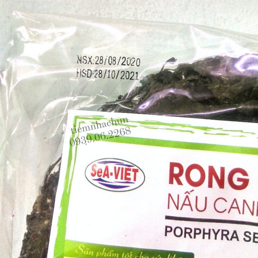 [DATE SX 12/2021] Rong Biển (Rong Mứt) Nấu Canh Sea Việt 100g - Sáng Mắt, Bổ sung I-ot, Ngừa Loãng Xương