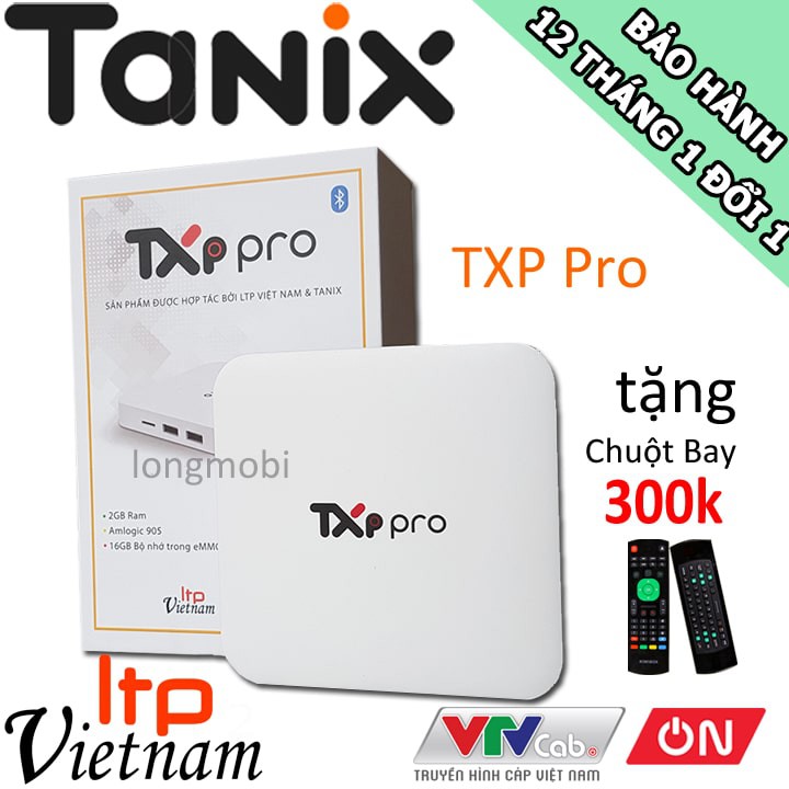 TXP PRO 2019 - TV BOX XEM TRUYỀN HÌNH BẢN QUYỀN ỔN ĐỊNH, TẶNG CHUỘT BAY KM800