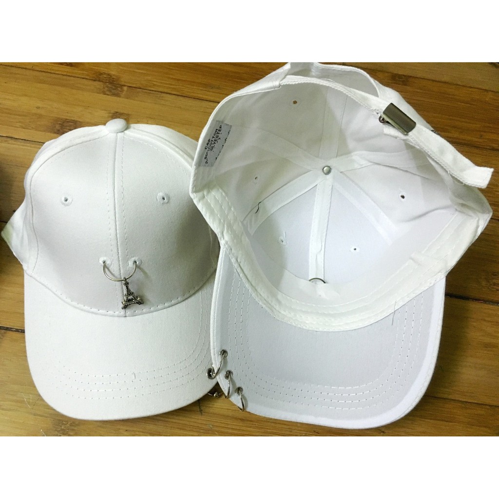 [RẺ ĐẸP_TRƠN SHIP ĐƠN 50K] Mũ lưỡi trai, nón kết tháp Eiffel A055 ôm đầu, vành cong, vài kaki mát