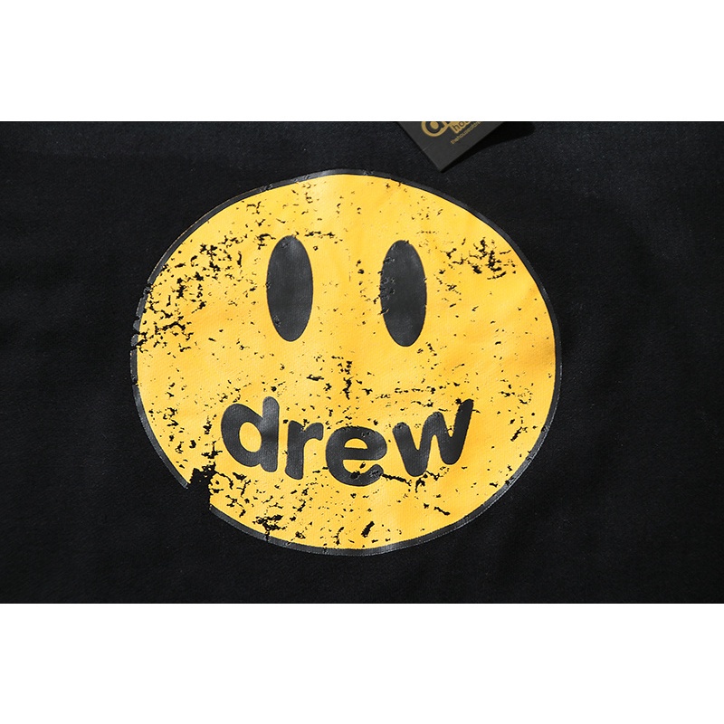 Áo Hoodie Cotton Dáng Rộng Tay Dài In Hình Mặt Cười Phong Cách Vintage Dành Cho Cặp Đôi Plus Size M-XXL