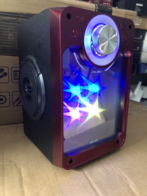 LOA karaoke bluetooth xách tay MN-03 có led có clip test