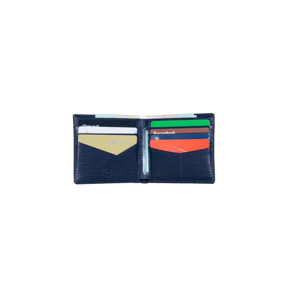 Ví ngắn Enus Handcrafted Wallet HAVIAS- Xanh Navy