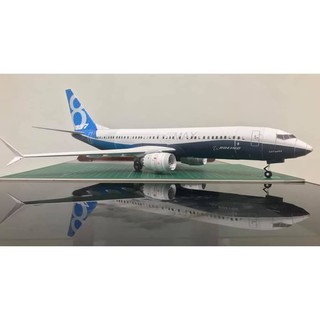 Mô hình máy bay giấy thủ công Boeing 737 Max