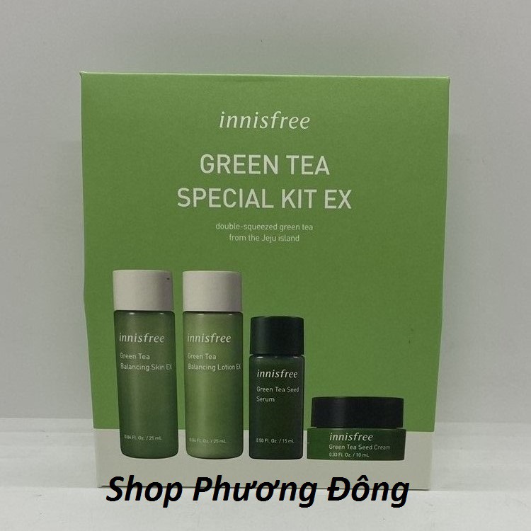 (Auth) Bộ Kit Mini Trà Xanh Innisfree