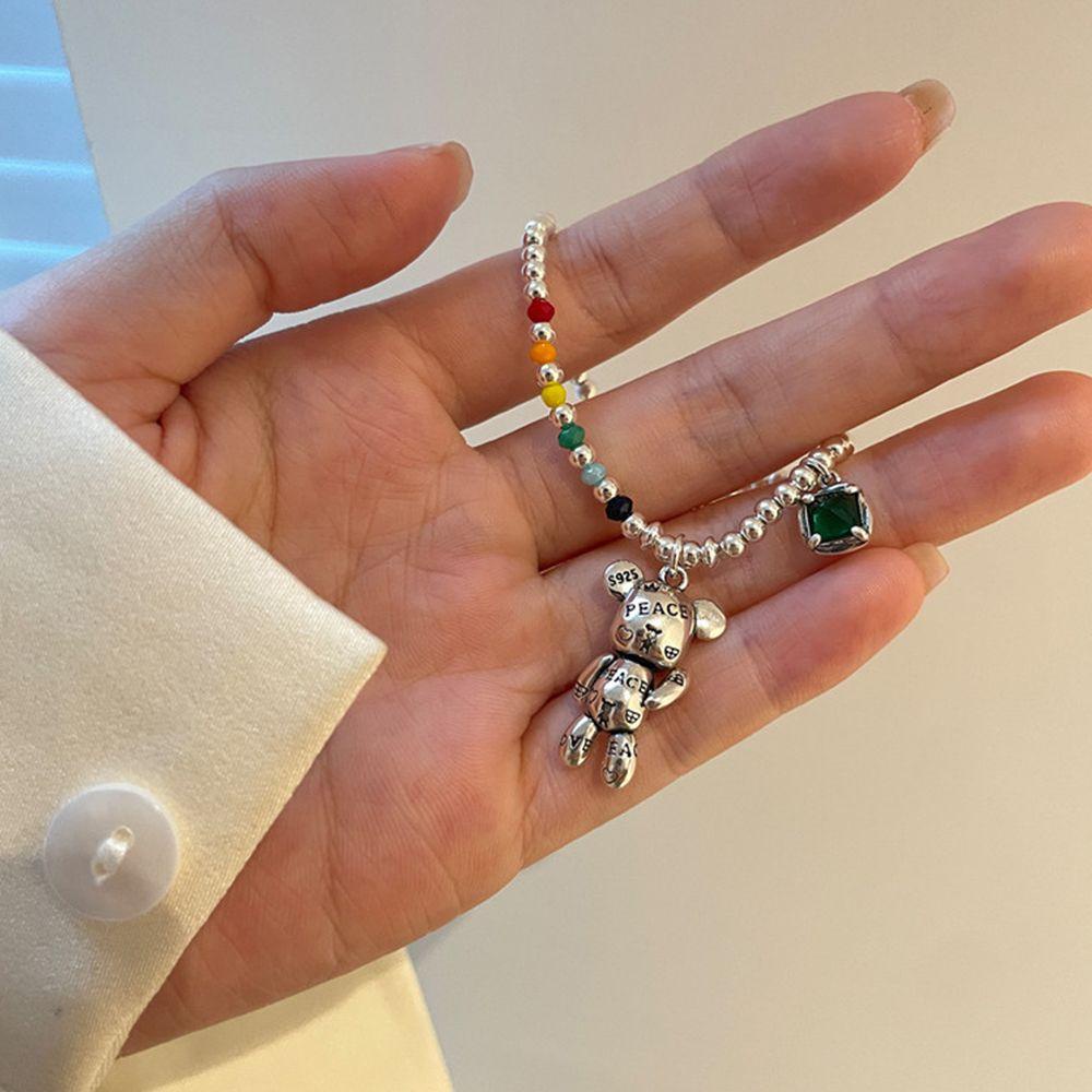Mxgoods Vòng Tay Dây Xỏ Hạt Đơn Giản Thời Trang Hàn Quốc