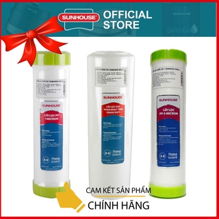 Lõi lọc nước số 123 sunhouse, combo 01 bộ là 03 lõi lọc cho máy lọc nước r.o chính hãng, an toàn chuẩn nguồn gốc
