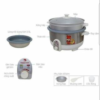 Nồi lẩu happy cook 3.5L  sỉ 285k