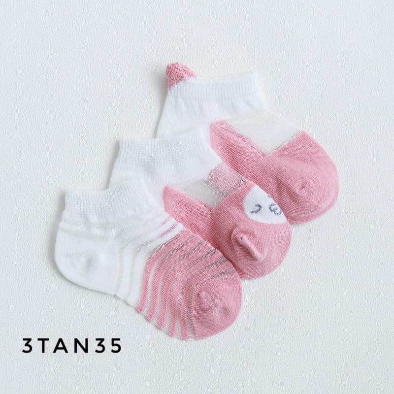 Set 3 đôi tất lưới trong 3TAN35 cho bé yêu