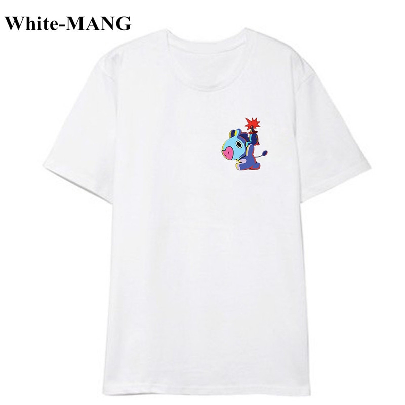 KPOP BT21 T- Shirt Korean version BTS Cartoon Leisure Shirt | BigBuy360 - bigbuy360.vn