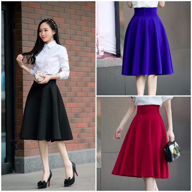 Sale khủng-Chân Váy Xoè Khoá Kéo Lưng Đủ Size | BigBuy360 - bigbuy360.vn