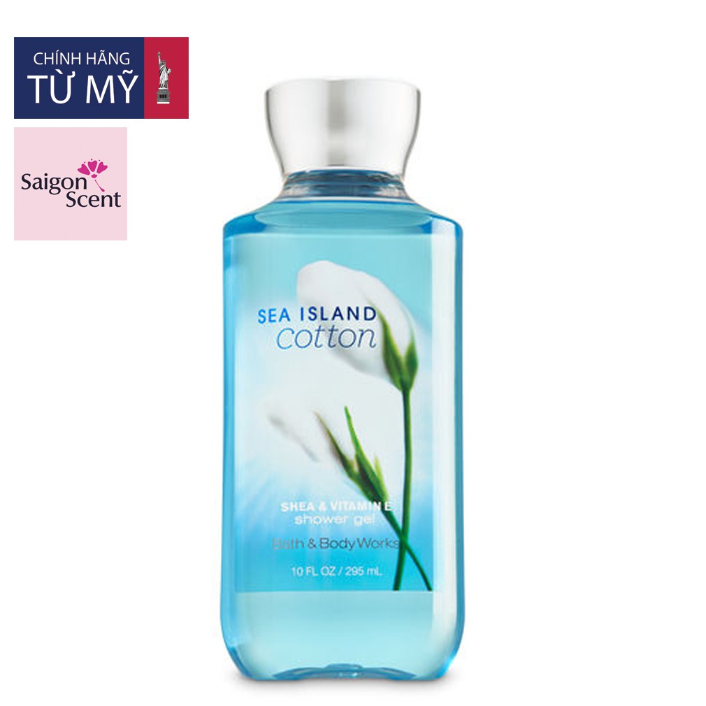 Sữa tắm Bath and Body Works Sea Island Cotton (295ml)