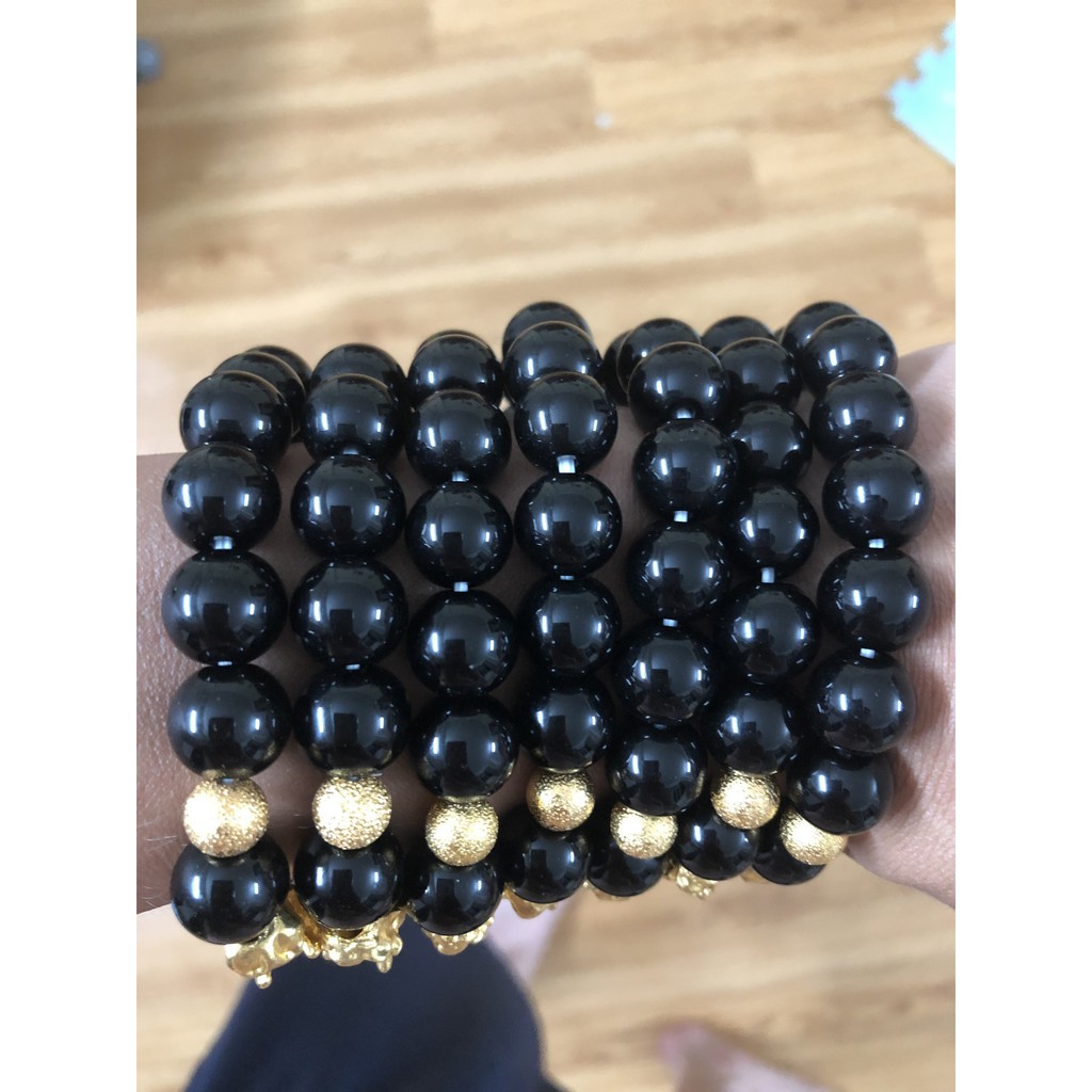 Vòng đeo tay tỳ hưu vàng 8 ly-10 ly -12 ly-14 ly | BigBuy360 - bigbuy360.vn