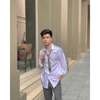 Sơmi cầu vai xanh