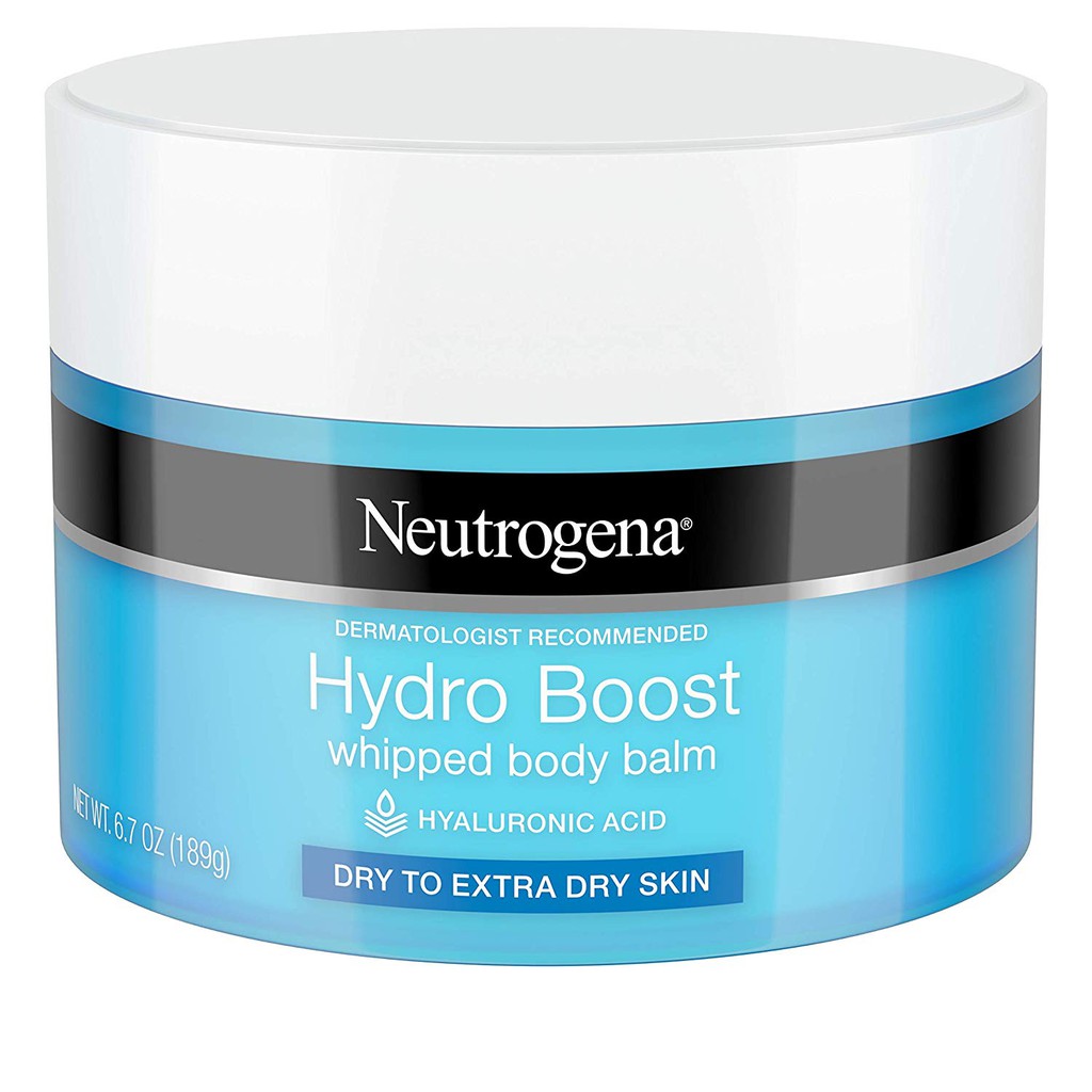 Kem dưỡng ẩm cơ thể Neutrogena Hydro Boost Hydrating Whipped Body Balm 189g (Mỹ)