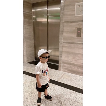 Áo thun LV phối màu cầu vồng cho bé , áo thun unisex trẻ em , Kid_genZ