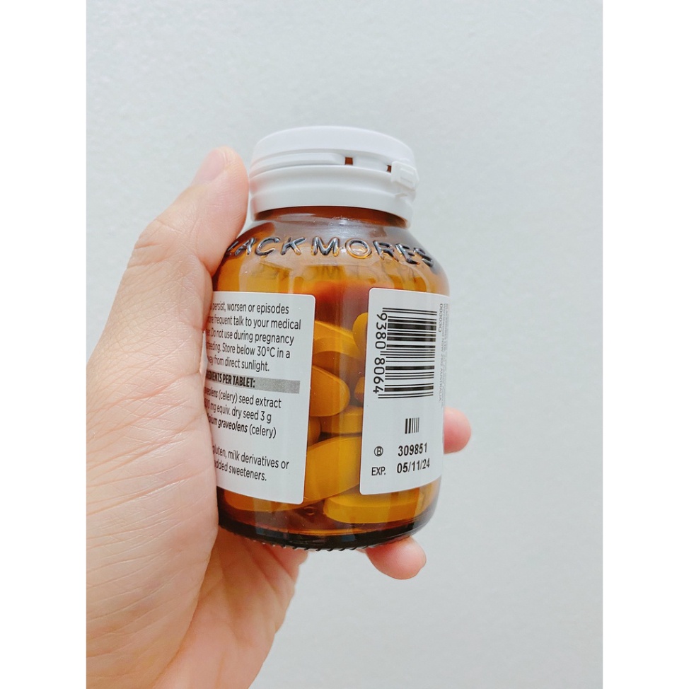 Viên Uống Hỗ Trợ Gout Blackmores Celery 3000mg 50 viên của Úc