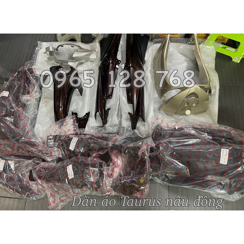 Dàn áo Taurus nâu đồng 12 món đủ bộ