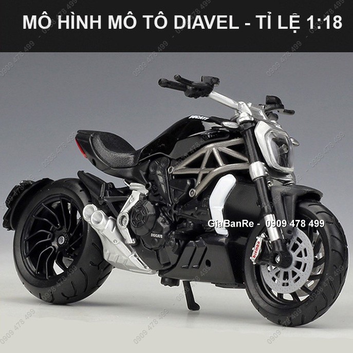 Xe Mô Hình Moto Ducati X Diavel Tỉ Lệ 1:18 - Bburago - 8808