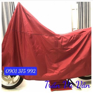 Bạt Phủ Xe Máy Vải Dù Màu Đen