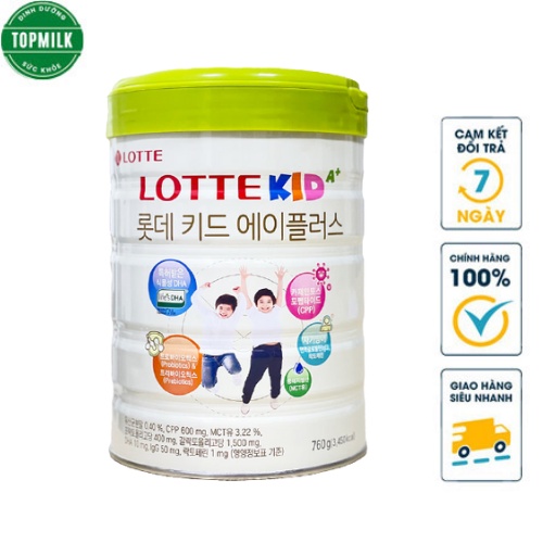 Sữa Lotte Kid A+ của Hàn Quốc 760g