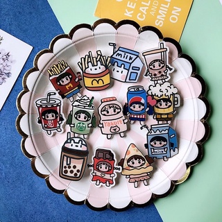 Pin cài túi vải