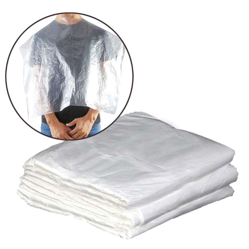 100 Áo Choàng Cắt Tóc Dùng Một Lần Tiện Lợi
