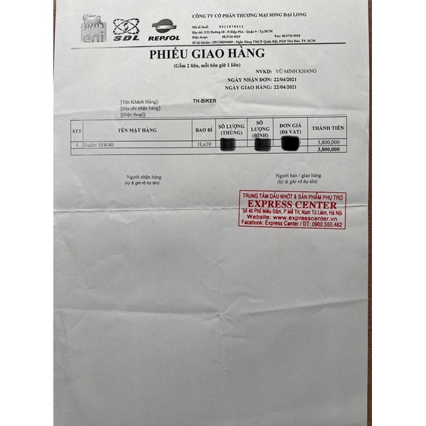 Dầu Nhớt Fuchs Silkolene 10w40 chính hãng nhập khẩu từ Châu Âu