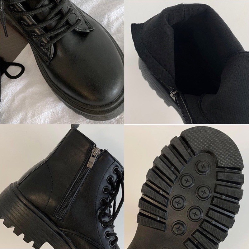 Giày Boot Có Khóa Kéo Cổ Lửng Cá Tính G27.1 | BigBuy360 - bigbuy360.vn