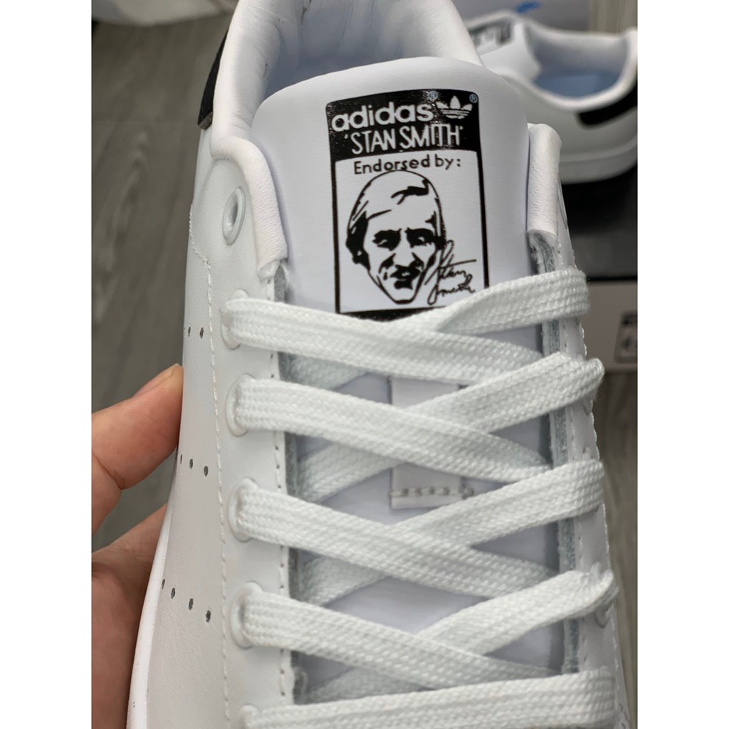[FREE SHIP] giày thể thao nam, nữ stan smith full trắng gót đen siêu hót chào hè 2021