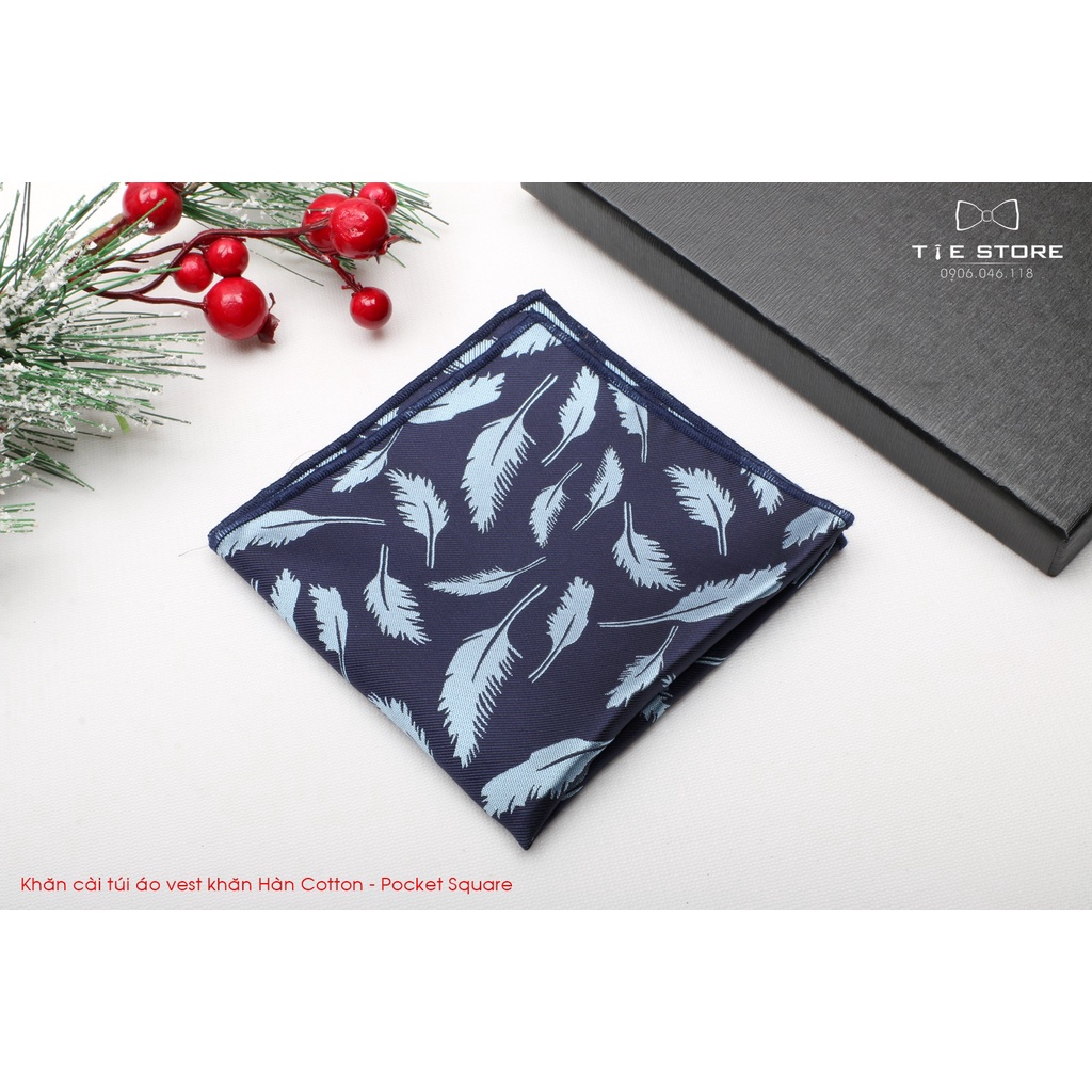 Khăn Cài Túi Áo Vest - Pocket Square, phụ kiện lịch lãm, nhiều mẫu