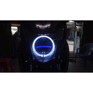 Vòng thiên thần 3inch(95mm) lắp bi cầu màu Trắng, Xanh Dương, đỏ