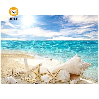 Tranh Đính Đá Kim Cương Toàn Bộ Hình Vỏ Sò Sao Biển