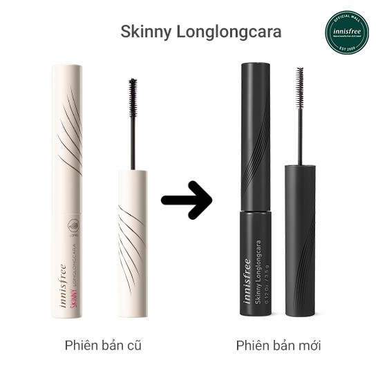 Chuốt mi Innisfree Skinny Longlongcara Mascara | BigBuy360 - bigbuy360.vn