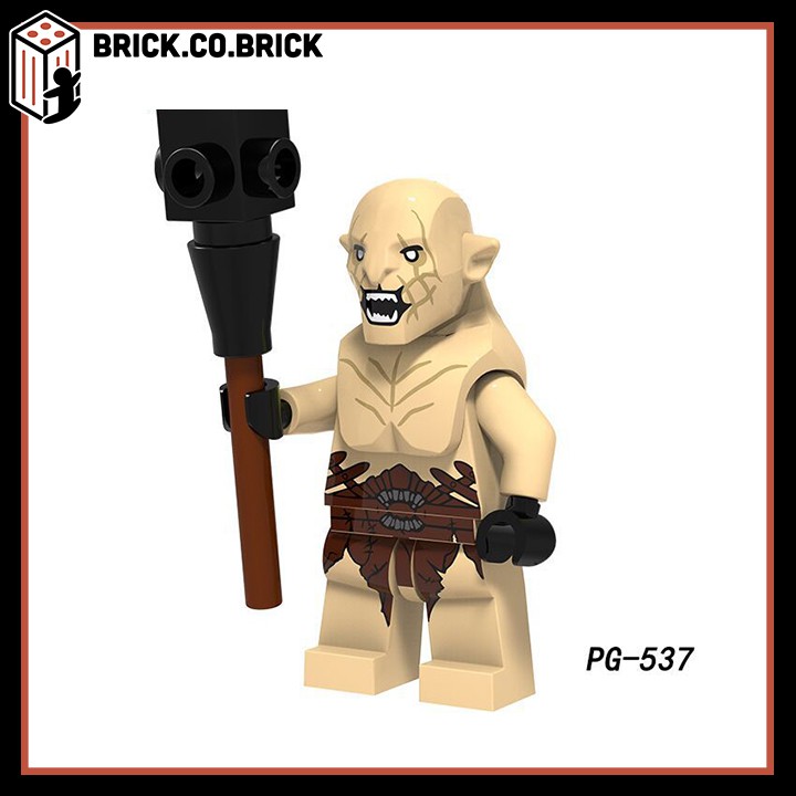 Lego Lord of the Rings Đồ chơi Lắp ráp Chúa tễ những chiếc nhẫn Xếp hình Lính trung cổ Hobbit PG8149