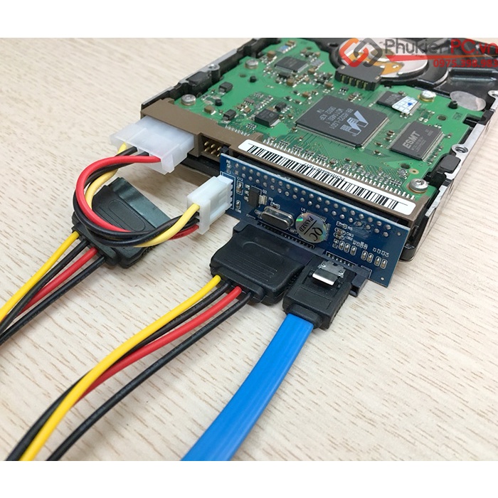 Adapter chuyển đổi IDE (ATA) 3.5 to SATA - Card chuyển đổi ổ cứng HDD CD DVD ROM chuẩn IDE (ATA/PATA) 3.5 inch sang SATA