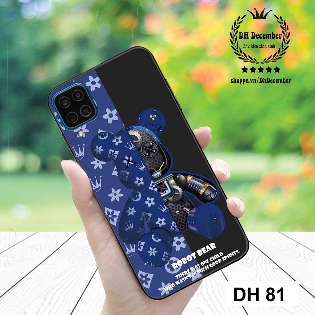 Ốp lưng A01, A02, A02S, A03S, A11, M11, A12, M12, A22 4G, A22 5G, A32 4G, A32 5Gin hình 3D GẤU BEER RICK-GẤU ROBOTBEER
