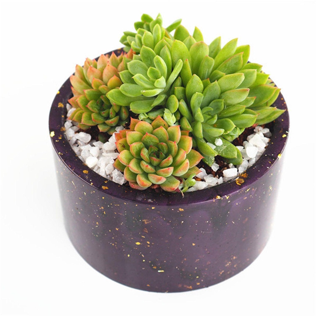 Khuôn Nhựa Resin Làm Chậu Hoa / Trang Sức Thủ Công 1 Cái