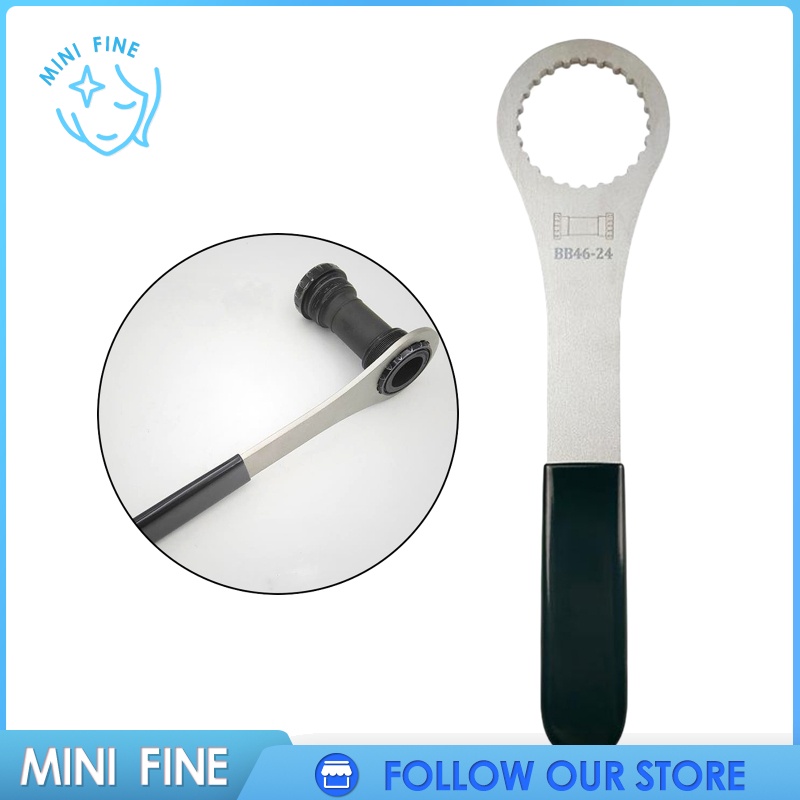 【mini fine】Bottom Bracket Remover Bottom Bracket Wrench Bottom Bracket Removal Tool Bicycle Tool - High hardness, wear resistance, not easy to scratch the axle.