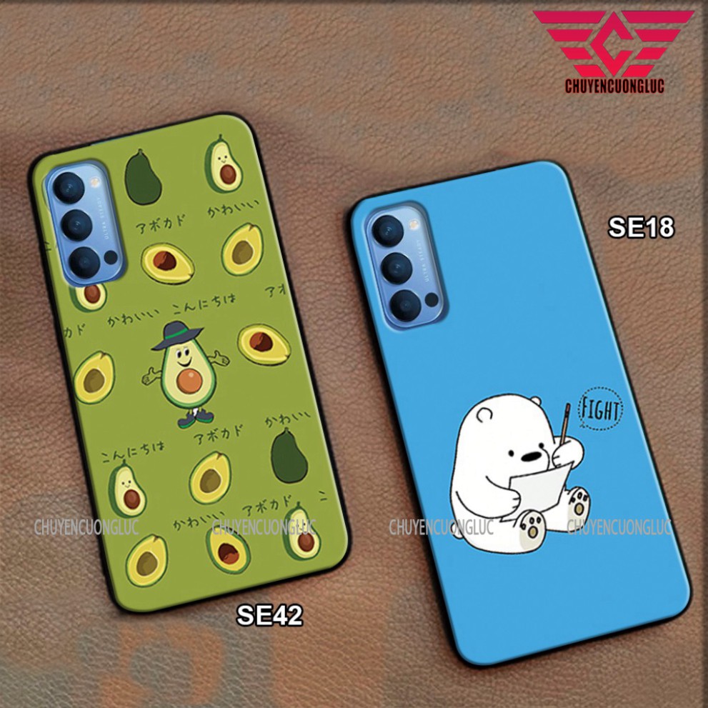Ốp lưng Oppo RENO 5/ RENO 4/ RENO 3/ RENO 2F/ A93 IN HÌNH CUTE MÃ SE22