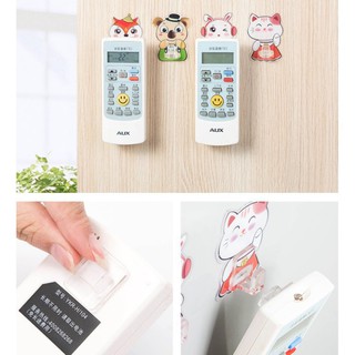 Móc Treo Remote Dán Tường Hình Thú Dễ Thương