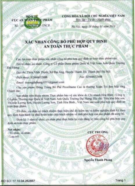 Cao Lá Thường Xuân Tỏi Đen Chanh Đào Mật Ong