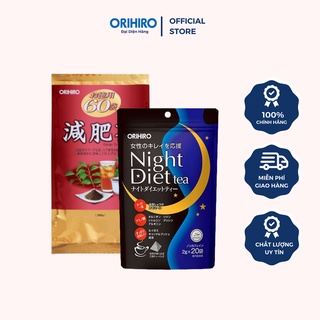 Combo Hỗ trợ Giảm mỡ thừa Orihiro hiệu quả  Genpi + Trà 20