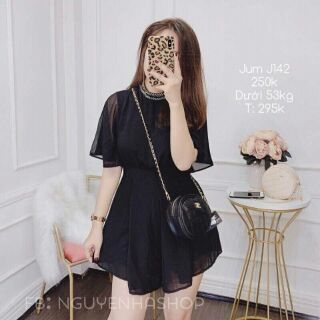 Jum giả váy tay cánh dơi luới