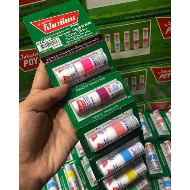 DẦU HÍT THÔNG MŨI BẠC HÀ POYSIAN MARK II - THÁI LAN