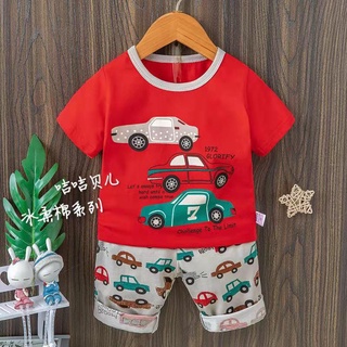 (size nhỡ)Bộ Lửng Thun Cotton Xuất Hàn Hãng Jijiber 3-6 tuổi