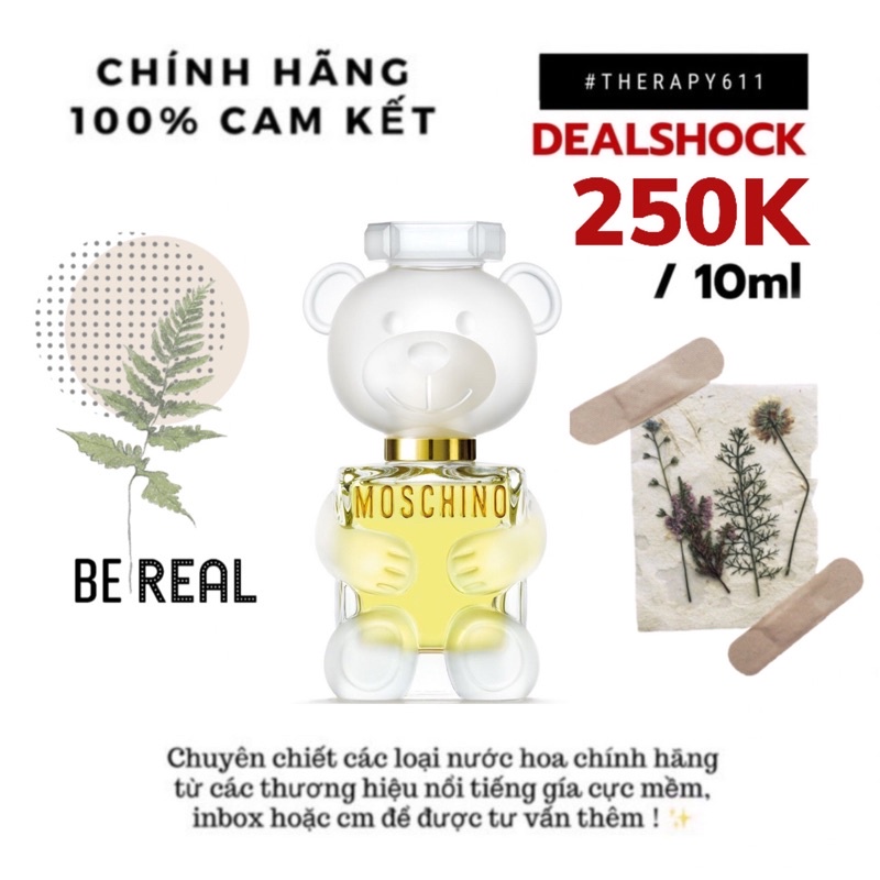 [𝗦𝗔𝗟𝗘]..::✨Nước hoa nữ 𝐌𝐨𝐬𝐜𝐡𝐢𝐧𝐨 𝐓𝐨𝐲 𝟐 𝐄𝐃𝐏 trẻ trung,quyến rũ (5ml/10ml/20ml)✨::..